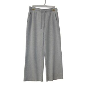 French Laundry Wide Leg Lounge Pants Gray Medium Sweatpants Casual Comfort